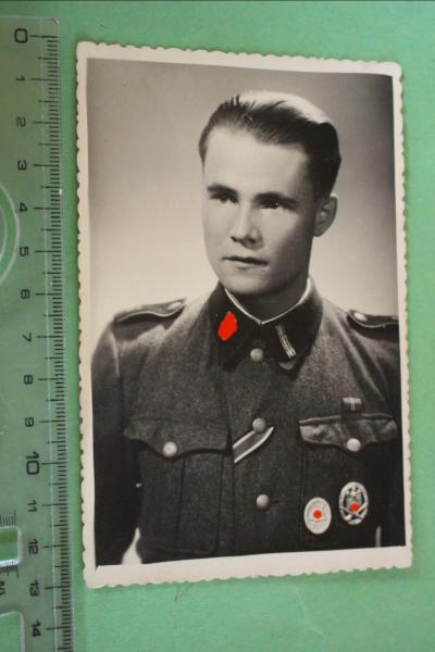 original Foto - Portrait SS-Rottenführer mit ASA und weiteren Auszeichnungen